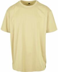 Build Your Brand Férfi póló Heavy Oversize Tee - Enyhén sárga | 5XL (BY102-1000324882)