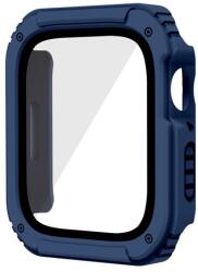 gigapack Műanyag keret (BUMPER, ütésálló + kijelzővédő üveg) SÖTÉTKÉK Apple Watch Series 3 42mm (GP-125075)