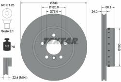 TEXTAR Disc frana TEXTAR PRO+ 92265825 (92265825)