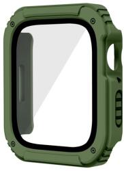 gigapack Műanyag keret (BUMPER, ütésálló + kijelzővédő üveg) ZÖLD Apple Watch Series 3 38mm (GP-125080)