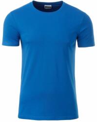 Daiber Tricou clasic pentru bărbați din bumbac organic 8008 - Cobalt | XL (8008-1755148)