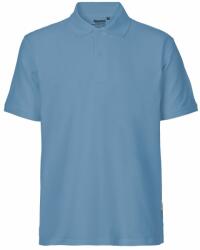 Neutral Tricou polo pentru bărbați din bumbac organic Fairtrade Clasic - Dusty indigo | XL (NE-O20080-1000303722)