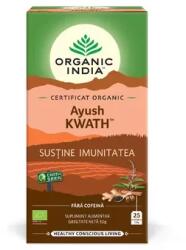 Organic India Ceai Tulsi Ayush KWATH Sistem imunitar 25 plic NOU