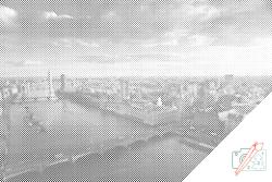 PontPöttyöző - Városkép - London Méret: 40x60cm, Keretezés: Keret nélkül (csak a vászon), Szín: Zöld