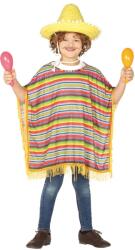 Fiestas Guirca Poncho pentru copii Mărimea - Copii: L: 129-137 cm Costum bal mascat copii