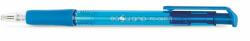 FlexOffice Golyóstoll, 0, 4 mm, nyomógombos, FLEXOFFICE EasyGrip, kék (FOGT08K) - pencart