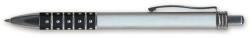GRANIT Golyóstoll, 0, 6 mm, nyomógombos, vegyes színű fogórész, GRANIT D550, kék (TGD550) - pencart
