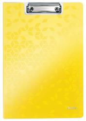 LEITZ Felírótábla, fedeles, A4, LEITZ Wow, sárga (E41990016) - pencart
