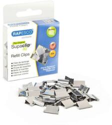 Rapesco Utántöltő kapcsok, rozsdamentes acél, RAPESCO, Supaclip 40 ezüst (IRCP20040S) - pencart