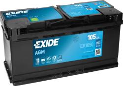 Exide AGM 105Ah 950A right+ (EK1050)