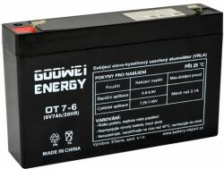 Goowei Energy Karbantartásmentes ólomakkumulátor OT7-6, 6V, 7Ah (OT7-6)