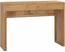 vidaXL Masă consolă, 100 x 35 x 75 cm, lemn masiv de tec (288842)