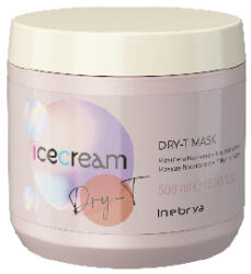 Inebrya Ice Cream Dry-T mască hrănitoare pentru păr uscat, încrețit și tratat chimic 500 ml