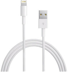 Apple Cablu incarcare si date 1Metru, USB catre lightning IOS model MD818, alb, nou, bulk(fara ambalaj) (62068)