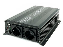 NEW ENERGY Inverter 230V 1500W feszültség átalakító módosított szinuszos 322x208x78 mm (INVERTER_230V_1500W)