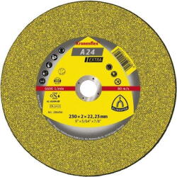 Klingspor Disc de taiere KLINGSPOR A 24 Extra, plat, universal, pentru metal, 230mmx2mm (530847) - 24mag