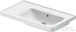 Duravit D-NEO 800x480 mm-es bútorral aláépíthető mosdó, jobbos medencével, csaplyuk nélkül, Wondergliss bevonattal fehér 23708000601 (23708000601)