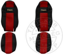  Méretpontos Man üléshuzat TGX PIROS