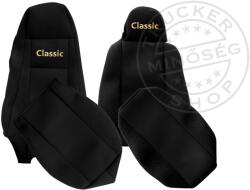  Méretpontos Scania üléshuzat R/P/G széria, keskeny / széles fejtámla FEKETE