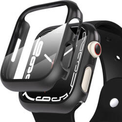 Tech-Protect Defense 360 tok üvegfóliával Apple Watch 7 41mm, fekete