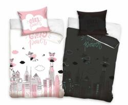  Girl Power világítós 2 részes ágyneműhuzat, 2 részes