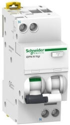 Schneider Electric, iDPN N, A9D69606, Áramvédős kismegszakító (Kombi Fi-relé) 1P+N, B karakterisztika, 6A, 300mA, 6kA, A osztály (Schneider A9D69606) (A9D69606)