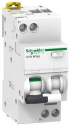 Schneider Electric, iDPN N, A9D52613, Áramvédős kismegszakító (Kombi Fi-relé) 1P+N, C karakterisztika, 13A, 100mA, 6kA, A osztály (Schneider A9D52613) (A9D52613)