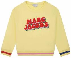 Marc Jacobs gyerek melegítőfelső pamutból sárga, nyomott mintás - sárga 86