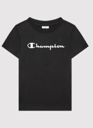 Champion Tricou Contrast Script Logo 404541 Negru Regular Fit
