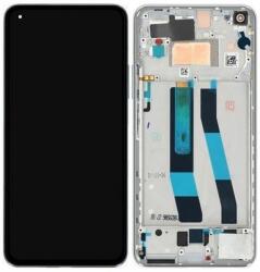 Xiaomi 11 Lite 5G NE 2109119DG 2107119DC - LCD Kijelző + Érintőüveg + Keret (Snowflake White) - 5600040K9D00 Genuine Service Pack, Snowflake White