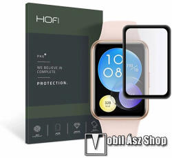 HOFI HUAWEI Watch Fit 2 Classic Edition, Watch Fit 2 Active Edition, HOFI Hybrid Pro+ okosóra flexibilis üvegfólia, Full cover, Fekete