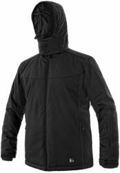CXS Férfi meleg softshell kabát VEGAS - Fekete | 5XL (1220-013-800-99)