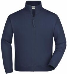 James & Nicholson (Daiber) Férfi kapucni nélküli cipzáros felső JN058 - Sötétkék | 2XL (1-JN058-63125)