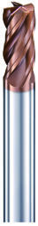 DHF d6, 0 R1, 0mm tórusz 4 élű univerzális nagyoló/simító maró 50HRC alatt - DHF - UPER0610