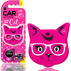 Aroma Car illatosító - macska - Pink Blossom