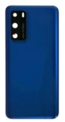 Huawei P40 akkufedél (hátlap) kamera lencsével kék, gyári