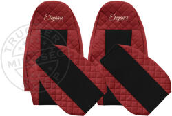  Méretpontos Scania bőr üléshuzat R/S széria 2017-től PIROS