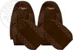  Méretpontos Scania bőr üléshuzat R/S széria 2017-től BARNA