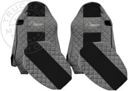  Méretpontos Man bőr üléshuzat ISRI(mindkettő ülés) SZÜRKE