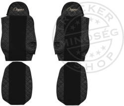  Méretpontos Daf bőr üléshuzat XF/CF/LF 2012-ig FEKETE