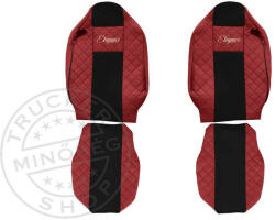  Méretpontos Renault bőr üléshuzat Range T (egybe fejtámlás) PIROS