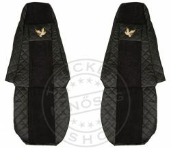  Méretpontos Scania bőr üléshuzat R/P/G széria FEKETE 2017 előtt