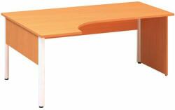 Alfa Office Alfa 100 ergo irodai asztal, 180 x 120 x 73, 5 cm, balos kivitel, bükk Bavaria