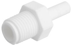 Egyenes" bekötő gyorscsatlakozó APA 1/4"x1/4" KM PUSH-IN (PUSH-A-1414-KM)