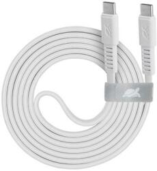 RIVACASE USB kábel, USB-C - USB-C, 1, 2 m, RIVACASE PS6005, fehér (RUK6005W) - pencart