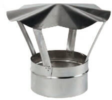 ProInvest Palarie antiploaie inox SP (Diametru: 80 mm) (PIV-54220)