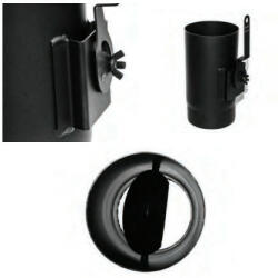 ProInvest Clapeta reglaj neagra (Variante produs: D 160 mm) (PIV-56545)