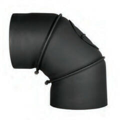 ProInvest Cot reglabil negru 90 grade (Variante produs: D 180 mm) (PIV-55166)
