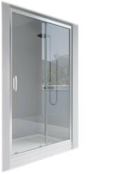 Vela Banyo KAYRA zuhany tolóajtó - víztiszta 6 mm biztonsági üveggel - 130 x 190 cm (84130111) - globalvivamarket