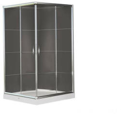 Vela Banyo TMP zuhanykabin - 90 SZÖGLETES - 5 mm víztiszta vízlepergető üveggel - 90 x 90 x 190 cm (845KK151)